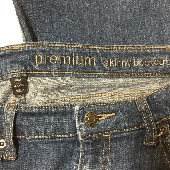 Women's Gap Size 4 Jeans Premium Skinny Bootcut - Picture 3 of 4
